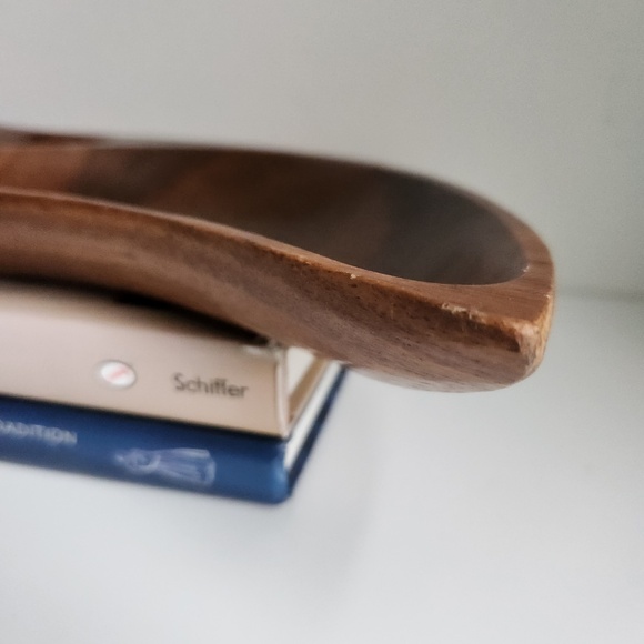 Mid 20th Century Monkey Pod Divided Dish Tray - Picture 5 of 8